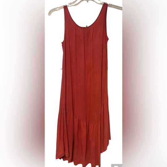 Theory Faricaem K Women’s Pink Coral Sleeveless Flowy Tunic Dress SzP Airy - Picture 3 of 11